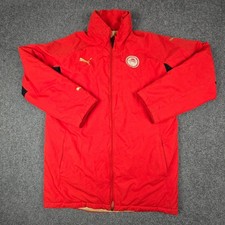 Jaqueta Olympiacos FC Masculina MÉDIA Vermelha Anos 2010 Treinamento Manga Longa PUMA Tamanho M comprar usado  Enviando para Brazil