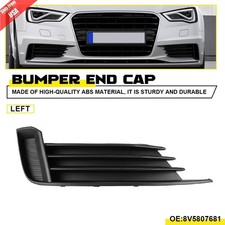 Grelha de tampa de lâmpada de neblina para parachoque dianteiro esquerdo compatível com AUDI S3 A3 2013-2017 comprar usado  Enviando para Brazil
