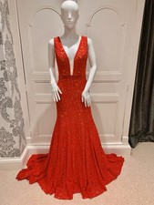 Jovani red crystal for sale  RETFORD