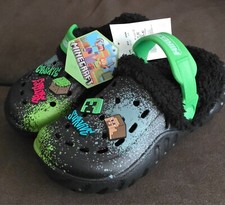 Tamancos de inverno masculinos Minecraft com forro de lã removível e berloques, tamanhos: 1/2 EUA comprar usado  Enviando para Brazil