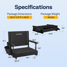 Pack portable stadium for sale  Burlington
