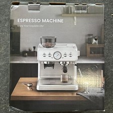 Cafeteira de espresso automática Kismile 15 barras com espumador de leite (aço inoxidável) comprar usado  Enviando para Brazil
