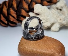 Mens ring silver for sale  LEICESTER
