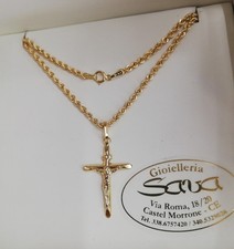 Collana corda croce usato  San Marco Evangelista