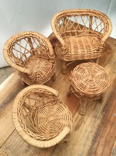 Wicker dolls furniture for sale  SOMERTON
