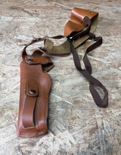 Schulterholster leder braun gebraucht kaufen  Dörrebach, Sielbersbach, Waldlaubersh.
