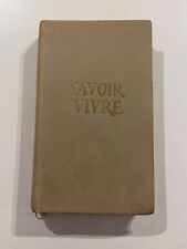 Livre savoir vivre d'occasion  Dijon