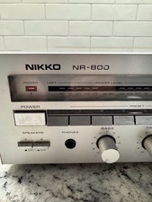 Nikko 800 stereo for sale  Pawcatuck
