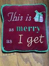 Christmas accent pillow for sale  Lineville