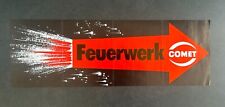 Comet feuerwerk plakat gebraucht kaufen  Hamburg