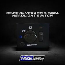 Interruptor de farol 99-02 Silverado Sierra fabricante de equipamento original (led branco gelo e centro azul) comprar usado  Enviando para Brazil