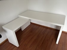 Schreibtisch malm ausziehplatt gebraucht kaufen  Hamburg