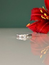 Bague solitaire 18k d'occasion  Clermont-Ferrand-