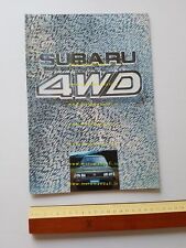 Subaru 4wd produzione usato  Vimodrone