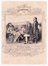 Lithographie caricature honor� d'occasion  Toulouse-