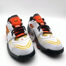 Basquete Adidas Agent Gil Restomod masculino tamanho 9 branco laranja FZ6213 comprar usado  Enviando para Brazil