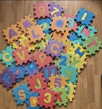 Puzzleteppich buchstaben zahle gebraucht kaufen  Dresden