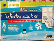 Schablonier set fensterdeko gebraucht kaufen  Konz