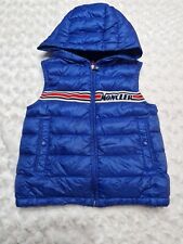 Blue moncler gilet for sale  BOLTON