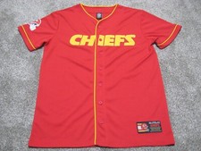 Camisa Jersey Oficial NFL Kansas City Chiefs AFC West Division MED Botão para Baixo comprar usado  Enviando para Brazil