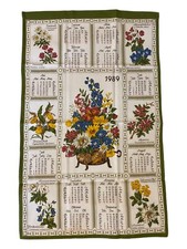 Vintage stoffkalender spültü gebraucht kaufen  Herne