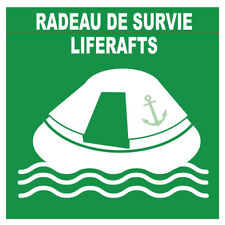 Radeau survie sticker d'occasion  Vertou
