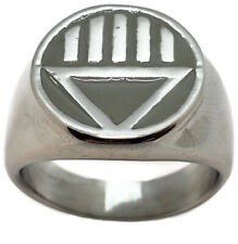 Usado, Anel Black Lantern Corps tamanhos 5-16 Death Corps conjunto de anel de lanterna verde cinza morto comprar usado  Enviando para Brazil