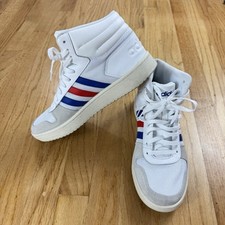 Tênis de basquete esportivo Adidas Hoops 2.0 médio masculino tamanho 10 Royal Scarlet comprar usado  Enviando para Brazil
