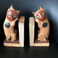 Vintage pair wooden for sale  FELIXSTOWE