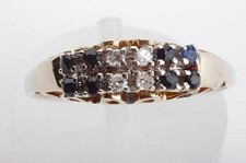 Saphirring 333 gelbgold gebraucht kaufen  München