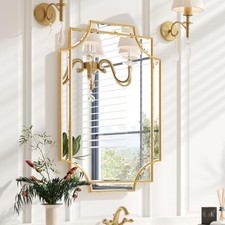 Gold bathroom mirror for sale  Brentwood