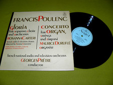 Francis Poulenc - Gloria / Concerto For Organ, Strings And Timpani - 1962 USA EX comprar usado  Enviando para Brazil