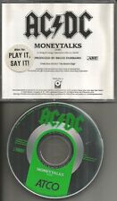 AC/DC Acdc Ac dc Moneytalks w/ PLAY IT STICKER PROMO radio DJ CD Single 1990 USA comprar usado  Enviando para Brazil