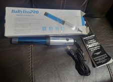 Varinha de ondulação compacta Babyliss Pro Nano titânio 1" polegada testada caixa aberta comprar usado  Enviando para Brazil