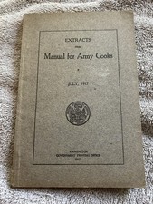 Extracts From Manual For Army Cooks  (July 1917) (Document No. 564A) segunda mano  Embacar hacia Mexico