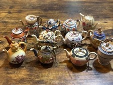 Lot miniature teapots for sale  Woodland