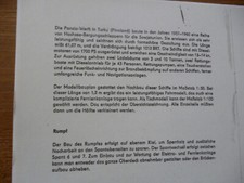 Bauplan schiffsmodell hochsees gebraucht kaufen  Nordenham