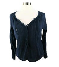 Blusa Abercrombie Feminina Algodão Transparente Manga Longa Decote V Azul Marinho XS comprar usado Blusa Abercrombie Feminina Algodão Transparente Manga Longa Decote V Azul Marinho XS comprar usado  Enviando para Brazil