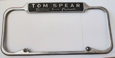 dodge license plate frame for sale  Visalia
