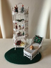 Vintage dollhouse miniature d'occasion  Expédié en Belgium