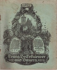 Evang volkskalender bayern gebraucht kaufen  Münchberg