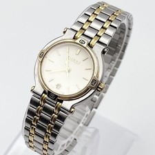 Relógio feminino GUCCI 9000L analógico quartzo data mostrador dourado, usado comprar usado  Enviando para Brazil