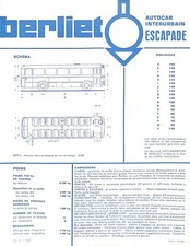Berliet autobus interurbain d'occasion  Les Bordes