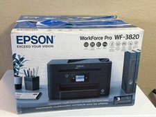 Impressora Jato de Tinta Colorida All-In-One Epson Workforce Pro WF-3820 SEM TINTA comprar usado  Enviando para Brazil