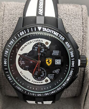 Impresionante Reloj Pulsera Ferrari Taquímetro Indicador Fecha Cronógrafo Cuarzo Hombre, usado segunda mano  Embacar hacia Argentina