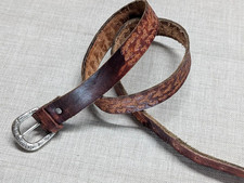 Vintage handtooled buckle for sale  Williamsburg