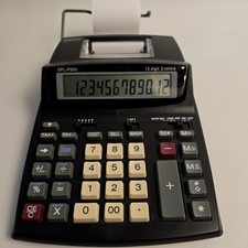 Calculadora Tamanho Mesa Grande Digital #s Impressora Dupla P500 Científica, Custo Fiscal Marg, usado comprar usado  Enviando para Brazil