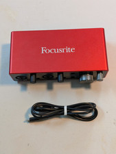 Focusrite Scarlett 2i2 3ª Geração 2 Canais Interface de Áudio USB com Cabo USB-C comprar usado  Enviando para Brazil