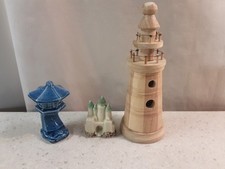 Wooden lighthouse aquarium for sale  New Oxford