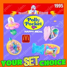 ZESTAW 4 McDonald's 1995 POLLY POCKET Mała lalka Biżuteria BLUEBIRD Medalion TWÓJ WYBÓR na sprzedaż  Wysyłka do Poland